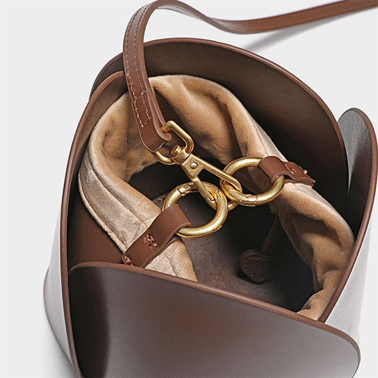 Handmade Cowhide Flower Bag Crossbody Bag