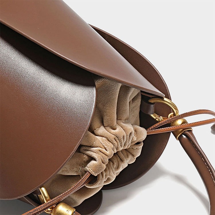 Handmade Cowhide Flower Bag Crossbody Bag