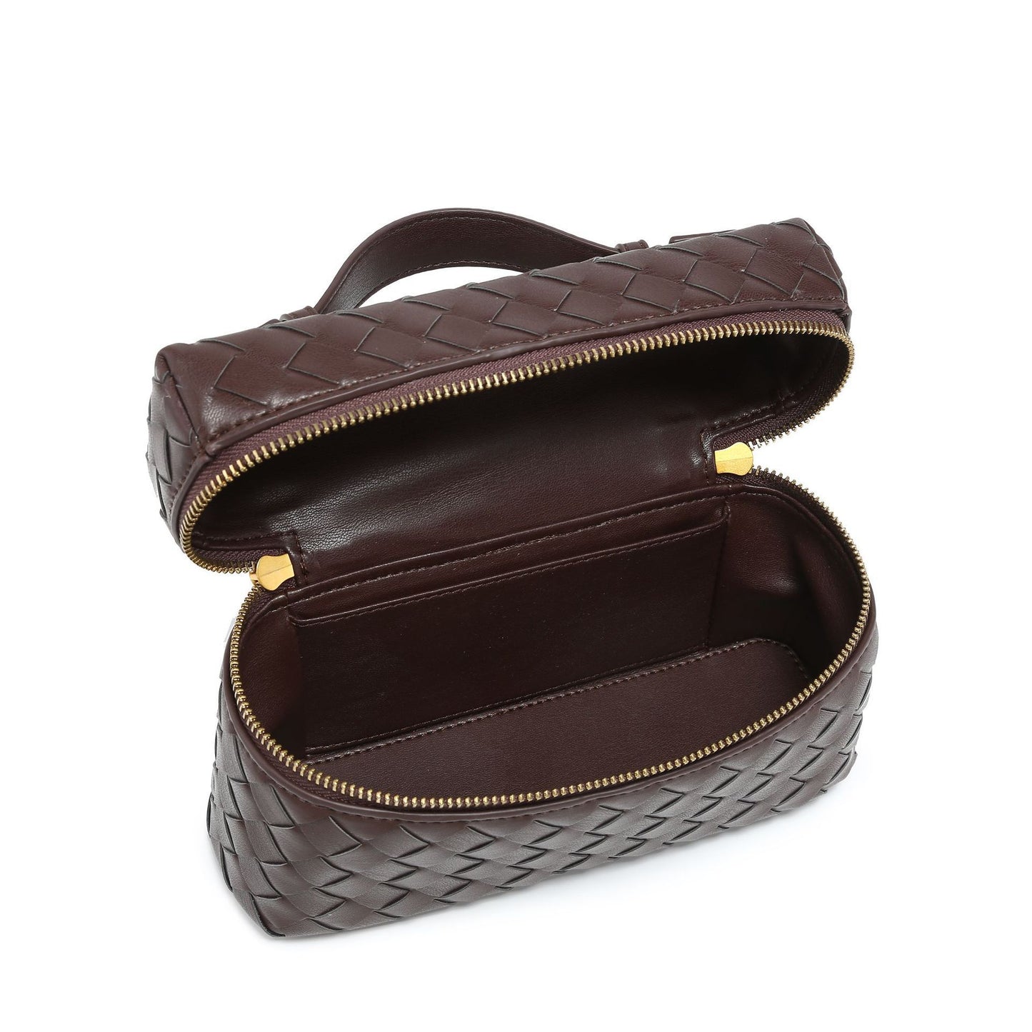 Geometric Woven Handbag