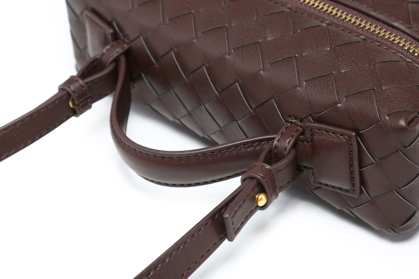 Geometric Woven Handbag