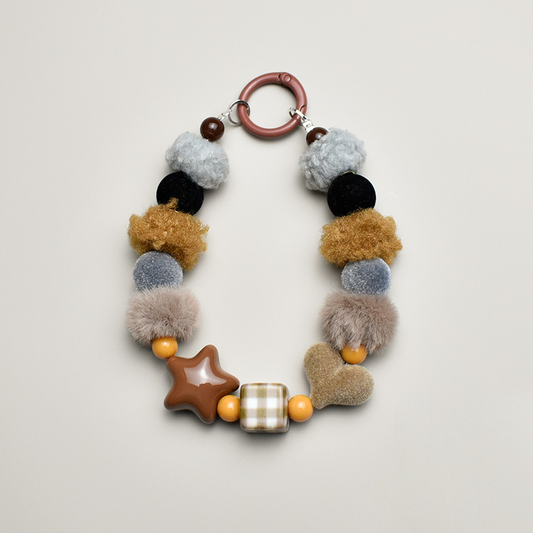 Baguette-Donut-Taschenanhänger