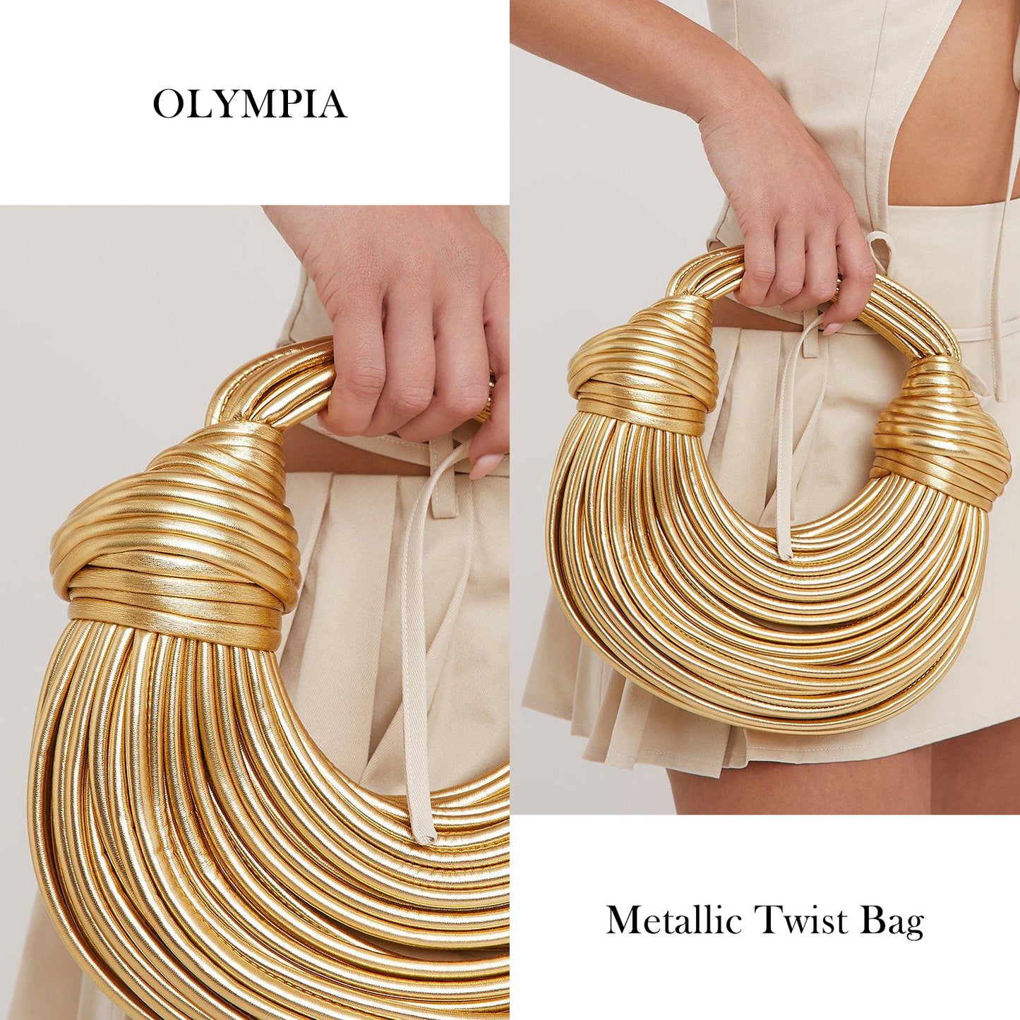 Handcrafted Luxury Double Knot Bag