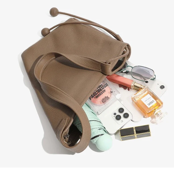 Asymmetric Design Slouchy Horn Shaped Crossbody Bag