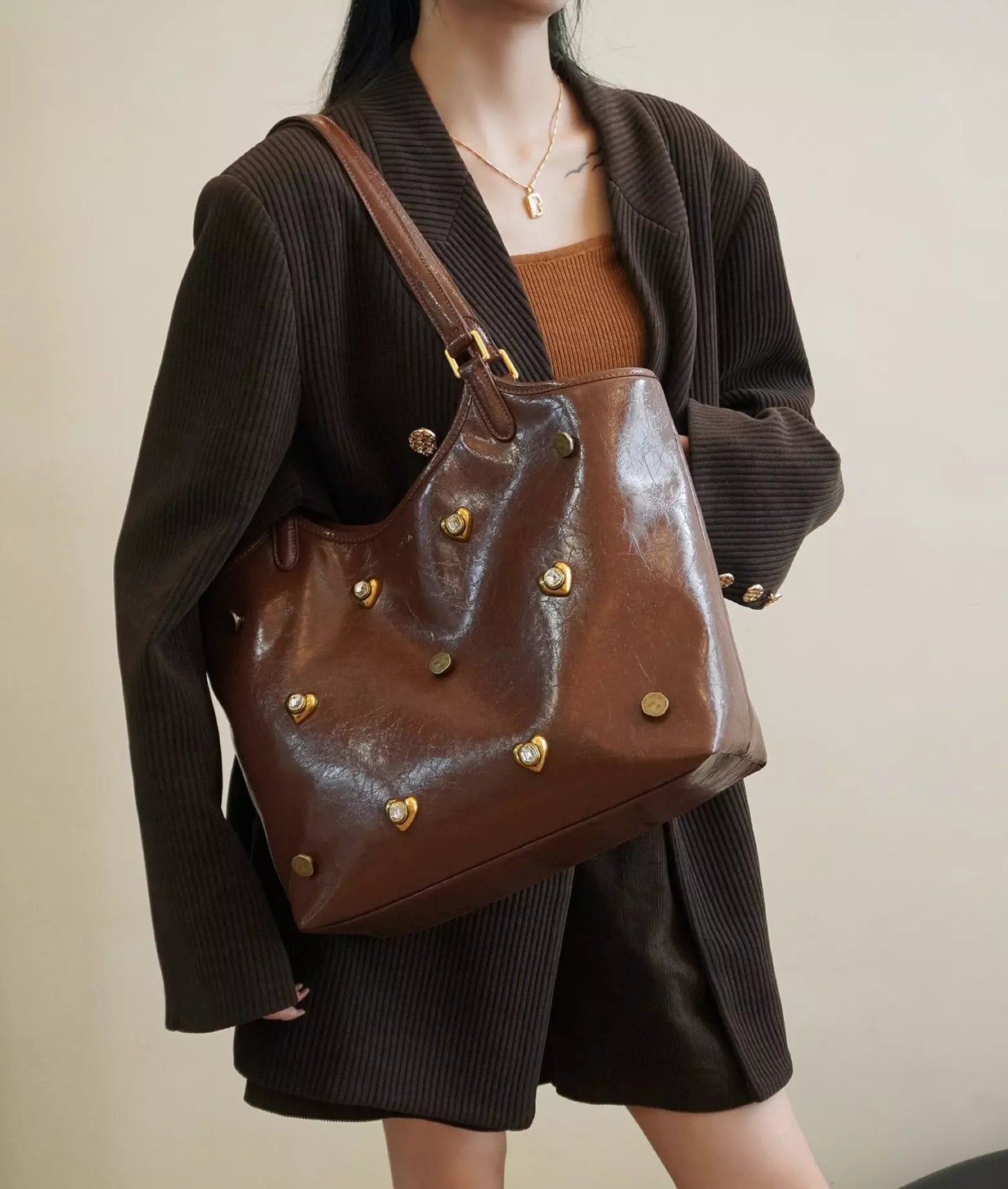 WEEKEND Cowhide Tote Bag