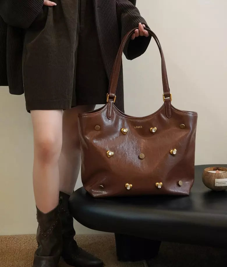 WEEKEND Cowhide Tote Bag