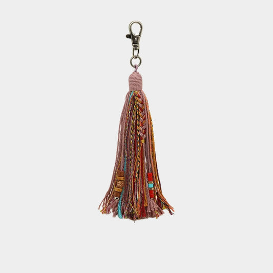 Colorful Woven Tassel Bag Charm