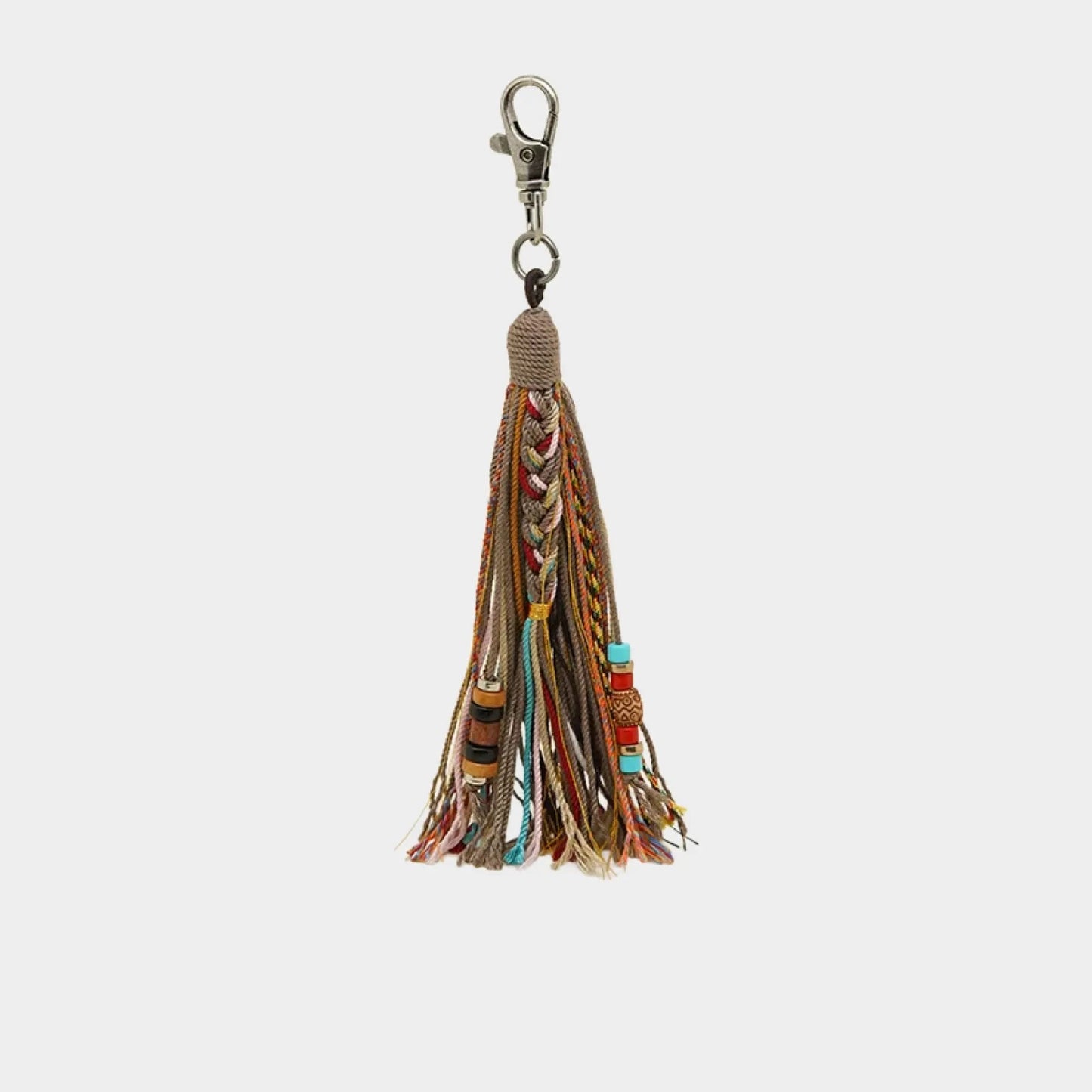 Colorful Woven Tassel Bag Charm
