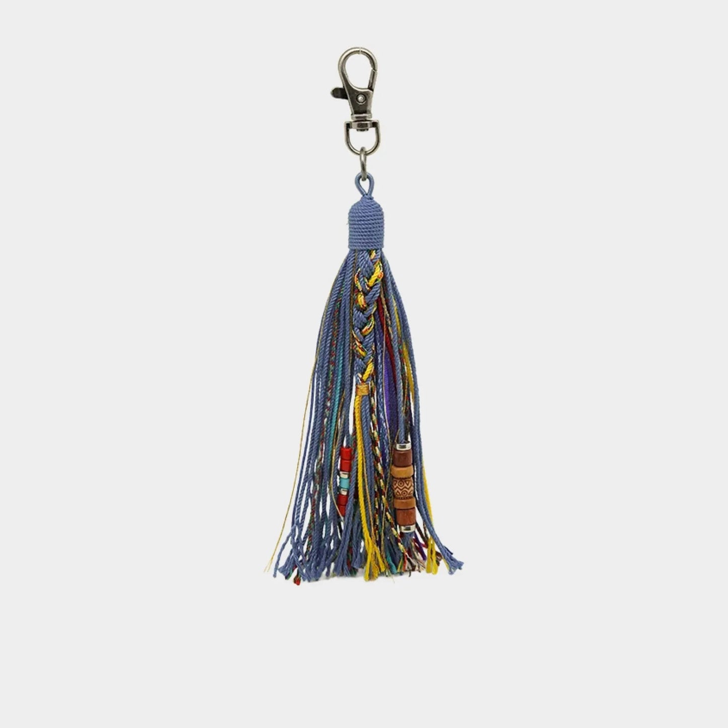 Colorful Woven Tassel Bag Charm