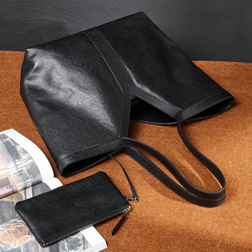 Autumn Genuine Leather Tote Bag