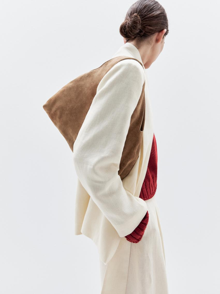 Medium Suede Clutch