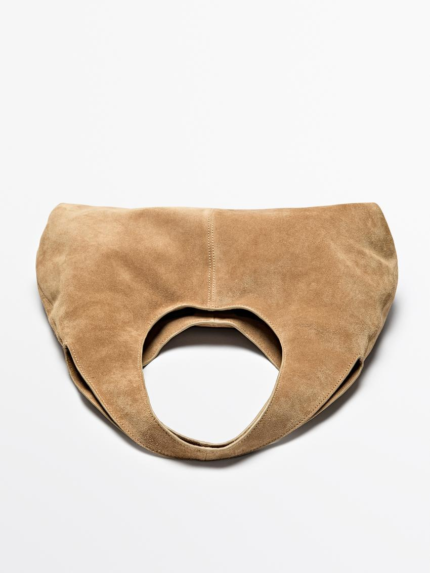 Medium Suede Clutch