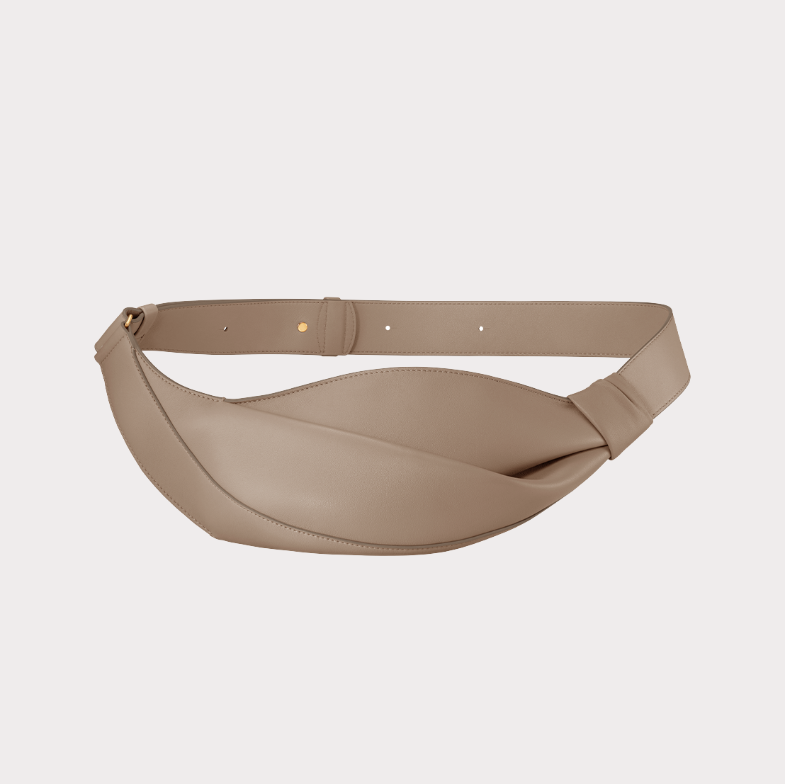 Smooth Leather Knot Crossbody Bag