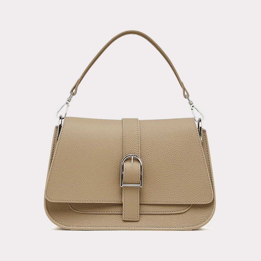 Commuter Minimalist Genuine Leather Saddle Bag