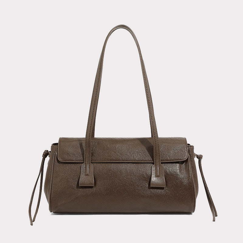 Vegetable Tanned Underarm Baguette Bag