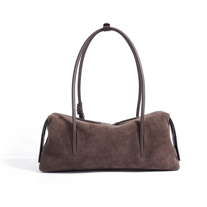 Matte Tassel Pendant Shoulder Pillow Bag