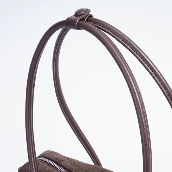 Matte Tassel Pendant Shoulder Pillow Bag