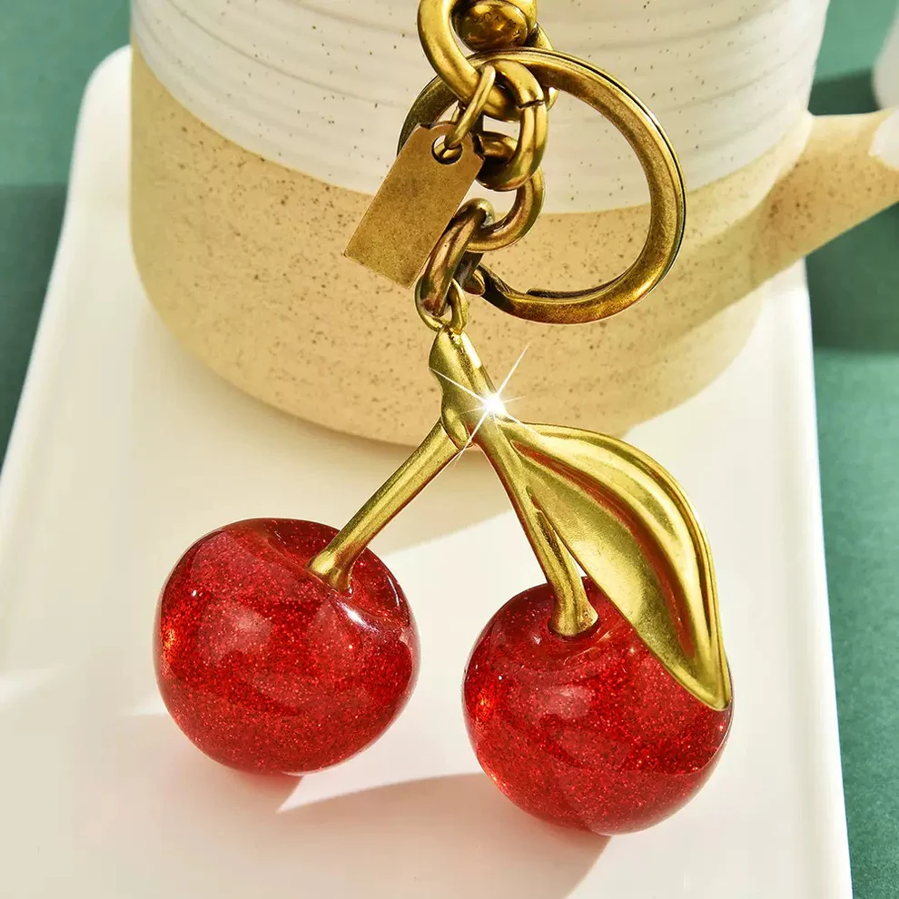 Cherry Bag Charm