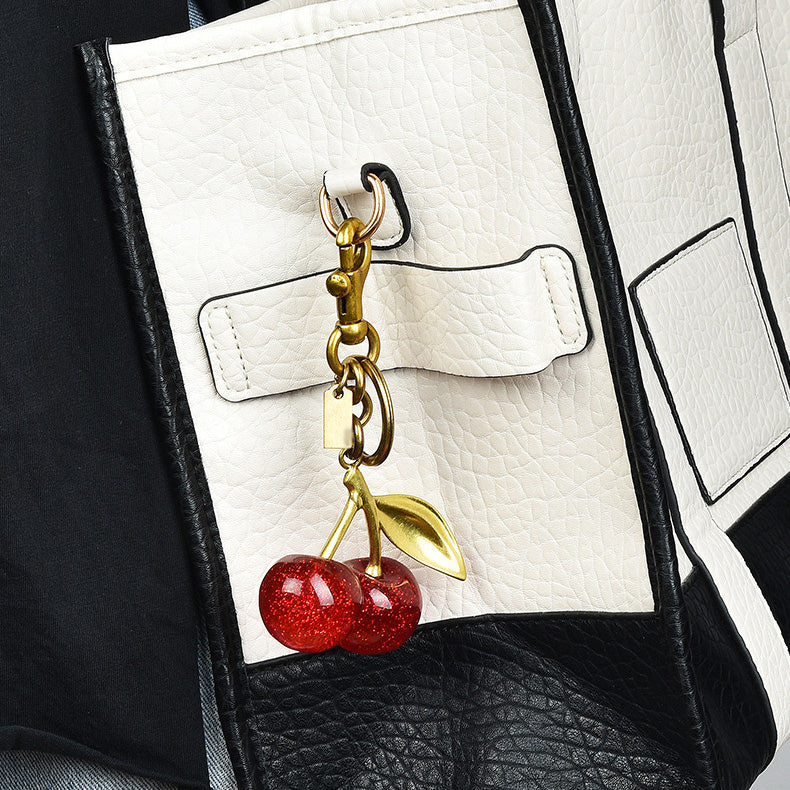 Cherry Bag Charm