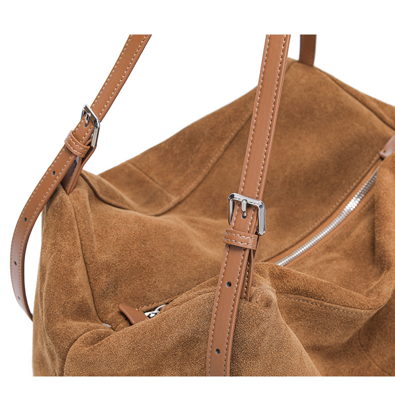 Frosted Shoulder Bag Large Capacity Tote Bag