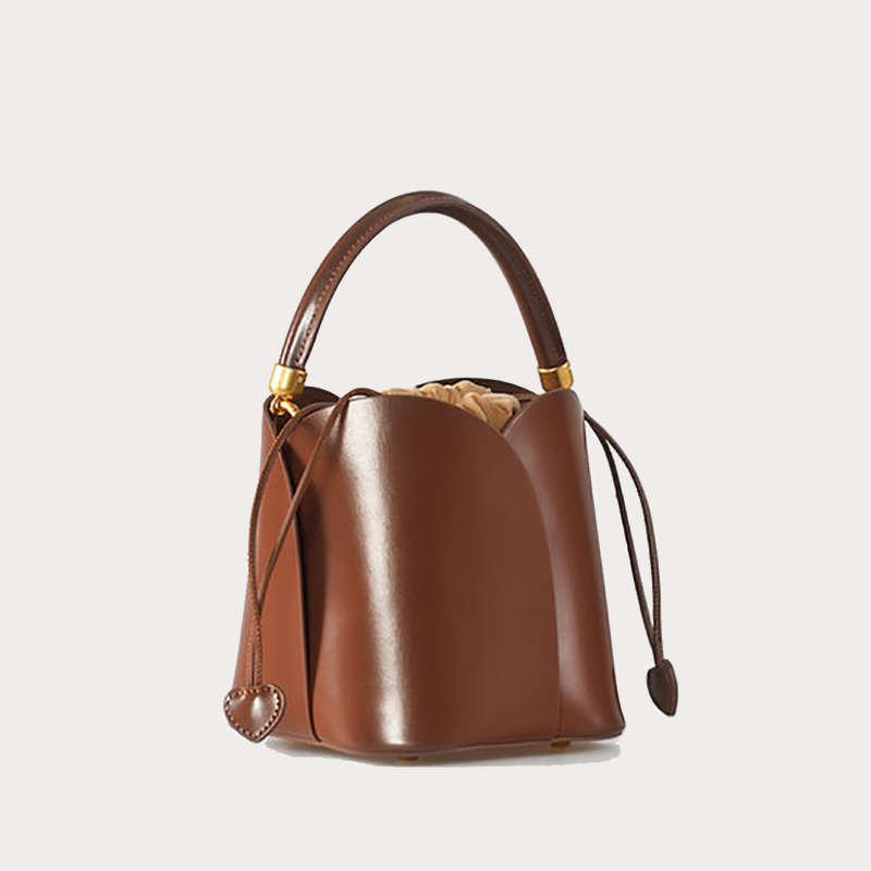 Handmade Cowhide Flower Bag Crossbody Bag