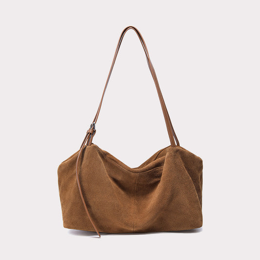 Frosted Shoulder Bag Large Capacity Tote Bag