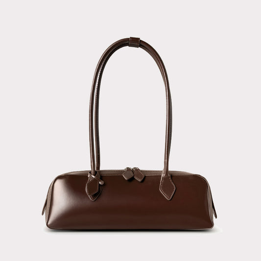 Leather Baguette Bag