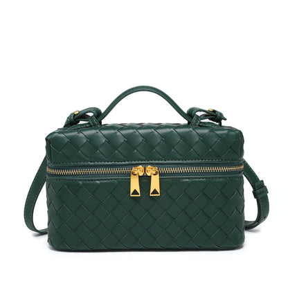 Geometric Woven Handbag