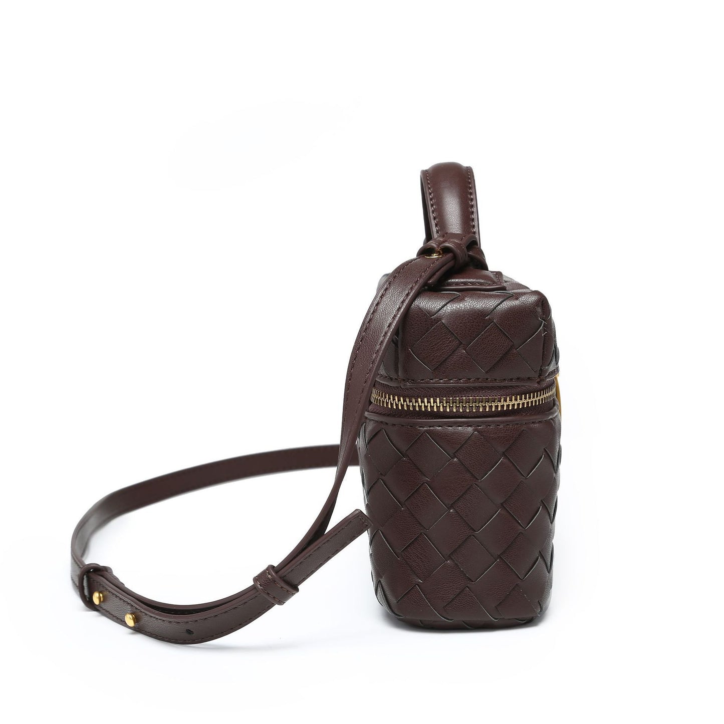 Geometric Woven Handbag