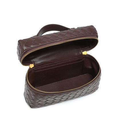 Geometric Woven Handbag