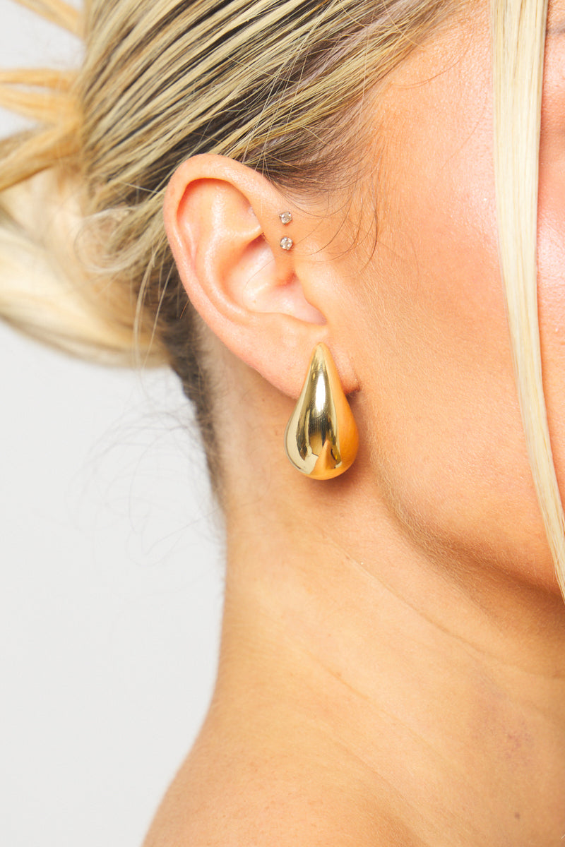 Chunky Teardrop Earrings
