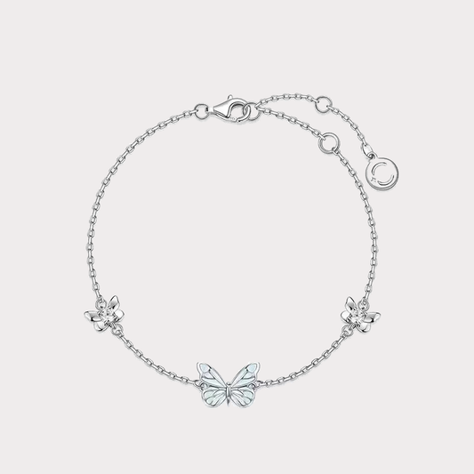 Luminous Dream Blue Butterfly Bracelet