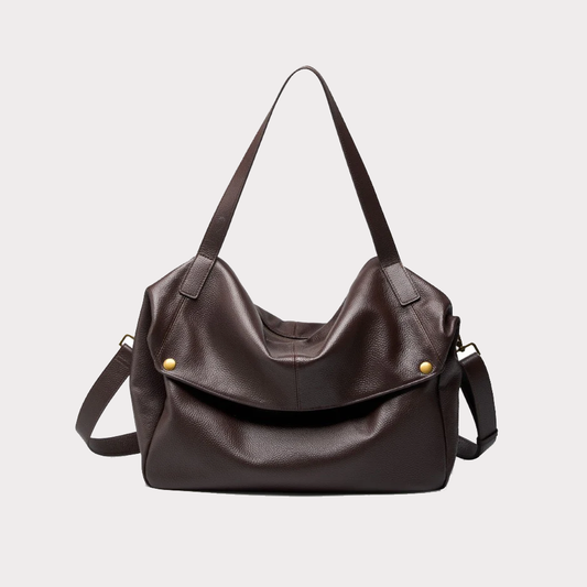 Women's Retro Leather Soft Simple Casual Tote Bag