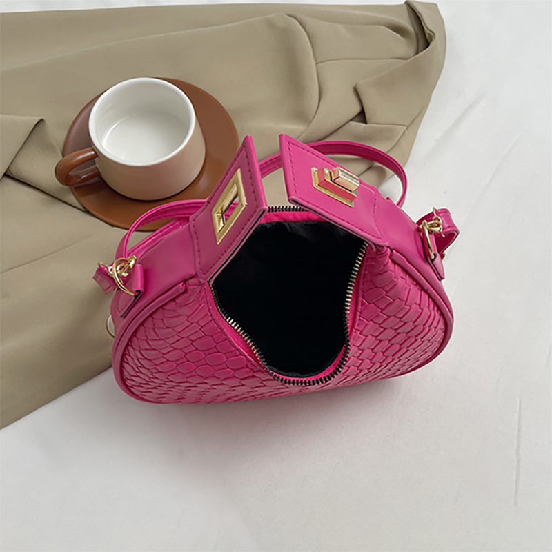 Crocodile Pattern Stone Pattern Minimalist Bag