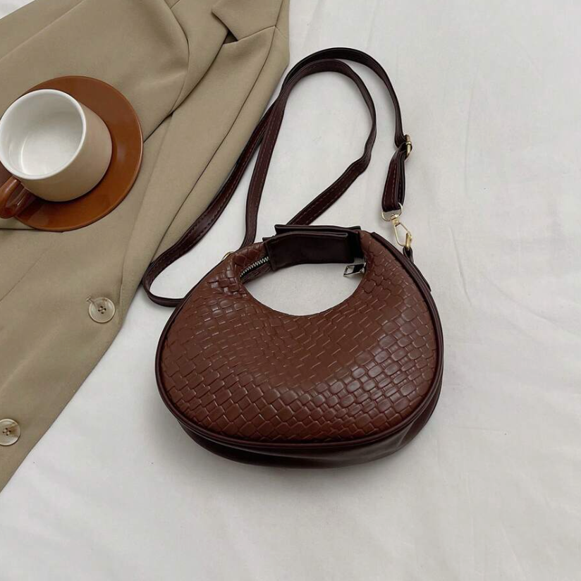Crocodile Pattern Stone Pattern Minimalist Bag