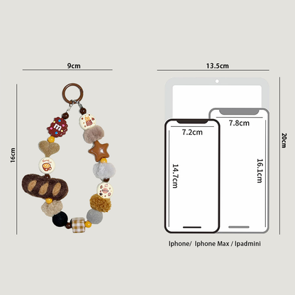 Baguette Donut Bag Charm