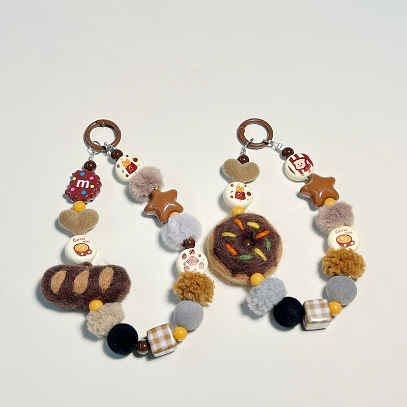 Baguette Donut Bag Charm