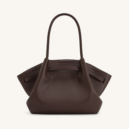 Medium Tote Bag - Dark Brown