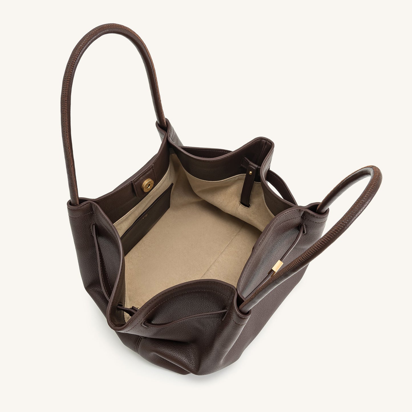 Medium Tote Bag - Dark Brown