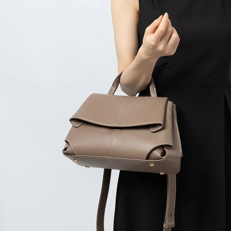 Genuine Leather Designer Handbag