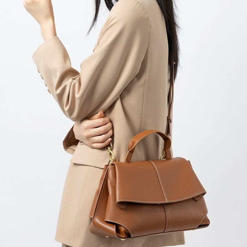Genuine Leather Designer Handbag