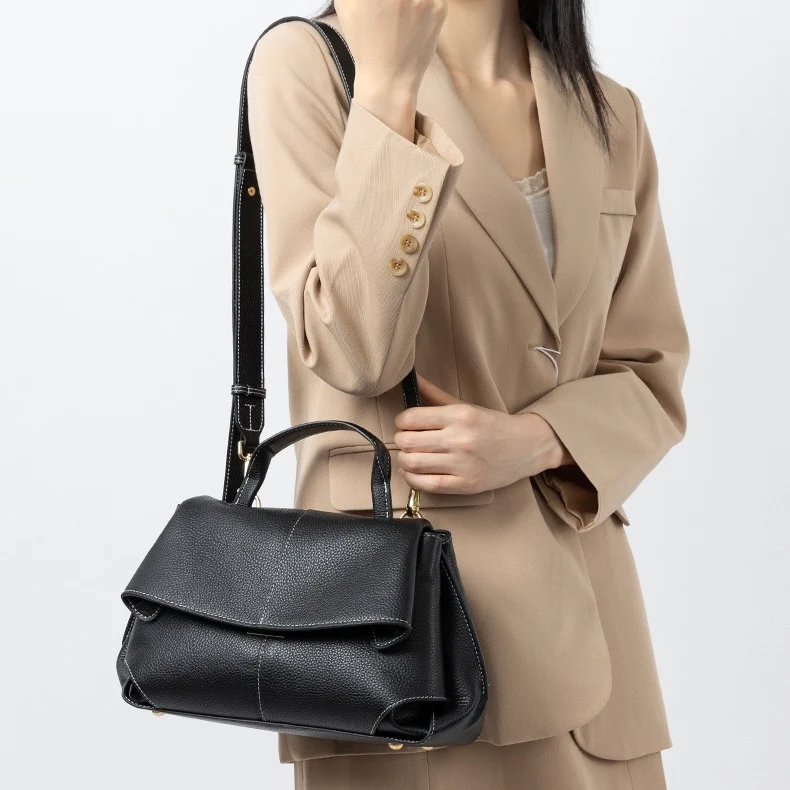 Genuine Leather Designer Handbag