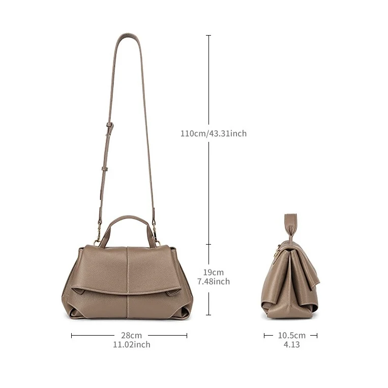 Genuine Leather Designer Handbag