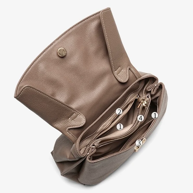 Genuine Leather Designer Handbag
