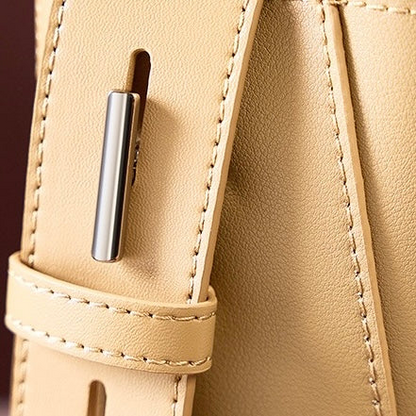 Leather Crossbody & Shoulder Oversized Bucket Bag