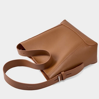 Leather Crossbody & Shoulder Oversized Bucket Bag