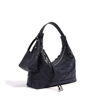 Woven Dumpling Shoulder & Crossbody Bag