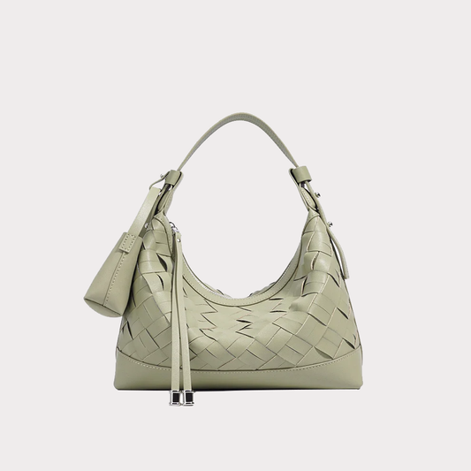 Woven Dumpling Shoulder & Crossbody Bag