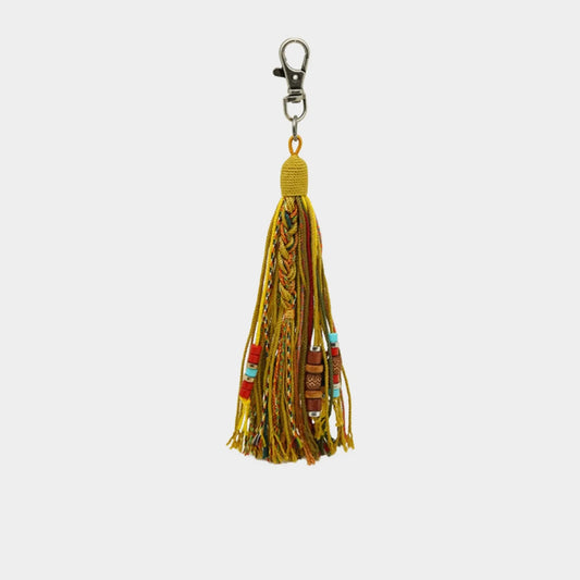 Colorful Woven Tassel Bag Charm