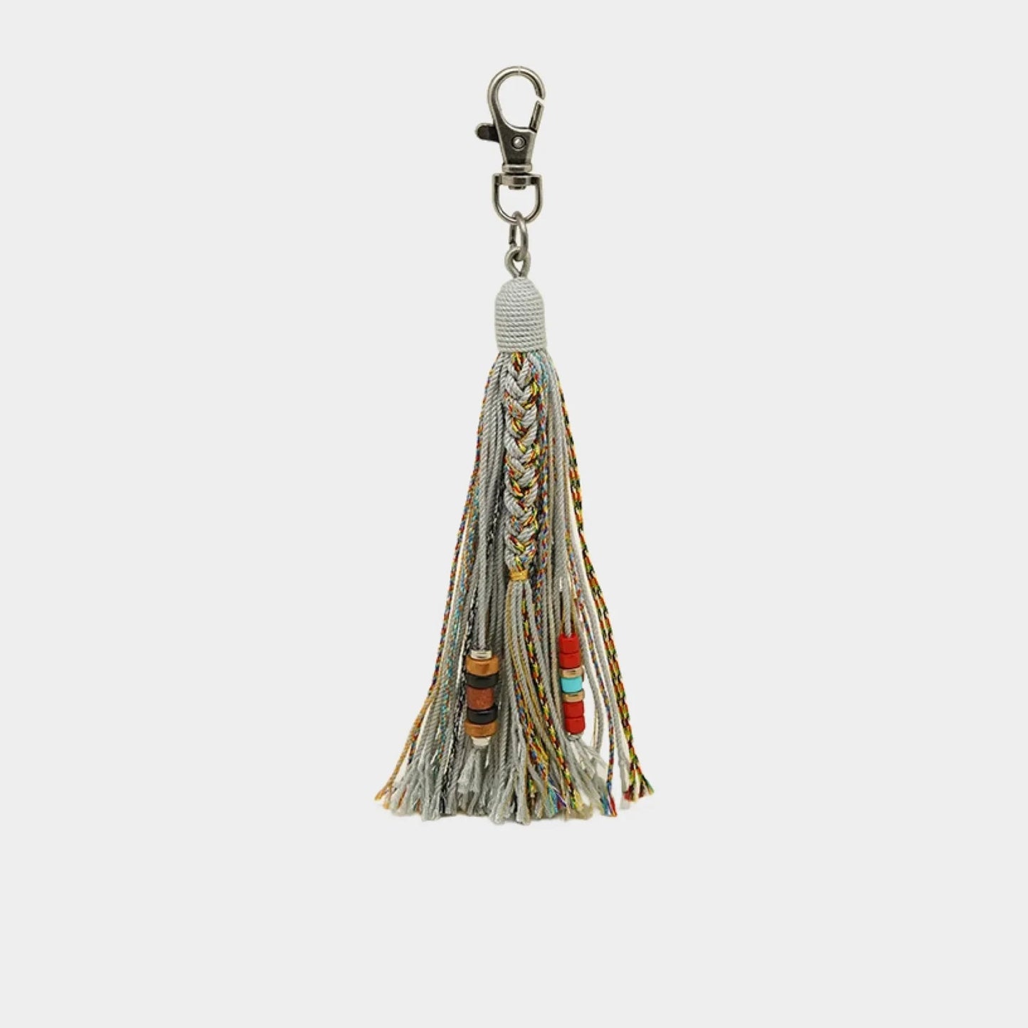 Colorful Woven Tassel Bag Charm