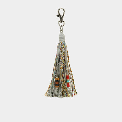 Colorful Woven Tassel Bag Charm